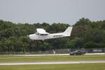 N393SP @ KSRQ - Cessna Skyhawk  arrives at Sarasota-Bradenton International Airport - by Suncoast Spotter