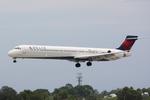 N934DN @ KSRQ - Delta Flight 1675 arrives at Sarasota-Bradenton International Airport following a flight from Hartsfield-Jackson Atlanta International Airport - by Suncoast Spotter