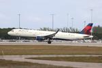 N104DN @ KPBI - DAL A321 zx atl-pbi - by FloridaMetal