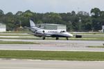 N882WF @ KSRQ - Cessna Citation Bravo arrives at Sarasota-Bradenton International Airport - by Suncoast Spotter