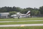 N17AF @ KSRQ - Piper Aztec arrives at Sarasota-Bradenton International Airport - by Suncoast Spotter