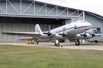 TG528 @ EGSU - TG528 1948 HP Hastings C1A Duxford 11.03.25 - by PhilR