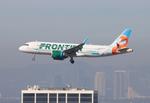 N308FR @ KLAX - FFT A32N Flo zx las-lax - by FloridaMetal