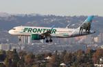N312FR @ KLAX - FFT A32N Chocolate zx sfo-lax - by FloridaMetal