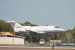 N984CE @ KRSW - Hawker 984CE arrives on Runway 6 at Southwest Florida International Airport following flight from Eugene F Kranz Toledo Express Airport - by Suncoast Spotter
