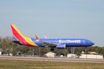 N8831L @ KRSW - Southwest Flight 1874 arrives on Runway 6 at Southwest Florida International Airport following flight from Baltimore-Washington International Airport - by Suncoast Spotter