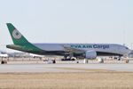 B-16785 @ KORD - B77L EVA AIR CARGO Boeing 777-F5E B-16785 EVA651 ORD-ANC - by Mark Kalfas