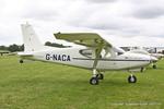 G-NACA @ EGBT - Turweston, British Grand Prix weekend - by Chris Hall