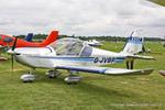 G-JVBP @ EGBT - Turweston, British Grand Prix weekend - by Chris Hall