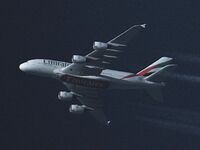 A6-EVS - EK3 DXB-LHR over Belgium - by Joannes Van Mierlo