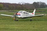 G-AYYU @ EGBT - Turweston - by Chris Hall