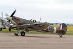 BM597 @ EGSU - BM597 (G-MKVB) 1942 VS Spitfire VB RAF  Flying Legends Duxford - by PhilR