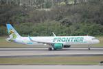 N611FR @ KTPA - Frontier Flight 2684 departs Tampa International Airport enroute to Cleveland-Hopkins International Airport  - by Suncoast Spotter