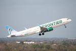 N646FR @ KTPA - Frontier Flight 2401 departs Tampa International Airport enroute to Dallas-Fort Worth International Airport 