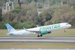 N646FR @ KTPA - Frontier Flight 2401 departs Tampa International Airport enroute to Dallas-Fort Worth International Airport 