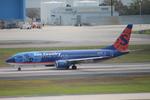 N813SY @ KTPA - Sun Country Flight 214 departs Tampa International Airport enroute to Minneapolis-St Paul International Airport - by Suncoast Spotter