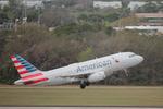 N814AW @ KTPA - American Flight 2908 departs Tampa International Airport enroute to Philadelphia International Airport - by Suncoast Spotter