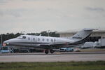 N156RK @ KRSW - Beechjet arrives on Runway 6 at Southwest Florida International Airport following flight from Charlotte-Douglas International Airport - by Suncoast Spotter