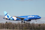 N608JB @ KRSW - JetBlue Flight 1529 arrives at Southwest Florida International Airport following flight from John F Kennedy International Airport - by Suncoast Spotter