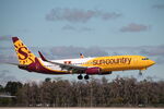 N809SY @ KRSW - Sun Country Flight 381 arrives at Southwest Florida International Airport following flight from Minneapolis-St Paul International Airport - by Suncoast Spotter
