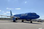 N517JB @ KRSW - JetBlue A320 parked in remote parking at Southwest Florida International Airport - by Suncoast Spotter
