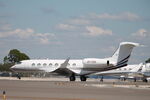 A7-CGG @ KRSW - Qatar Executive G650 parked on the Private Sky ramp at Southwest Florida International Airport - by Suncoast Spotter