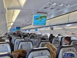 SX-DNB - I love the overhead screens with the flight map on A3's A320 (ATH-JTR) - by MichaLueck
