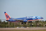 N821SY @ KRSW - Sun Country Flight 383 arrives at Southwest Florida International Airport following flight from Minneapolis-St Paul International Airport - by Suncoast Spotter