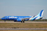 N3242J @ KRSW - JetBlue Flight 1812 taxis at Southwest Florida International Airport prior to flight to Newark-Liberty International Airport