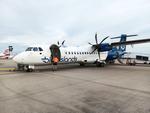 G-ISLO @ EGJJ - G-ISLO 2008 ATR 72-500 Blue Islands Jersey Airport - by PhilR