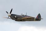 D-FEUR @ EGSU - MT928 (MV154 G-BKMI D-FEUR) 1944 VS Spitfire LFXlllc RAF Duxford - by PhilR