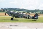 G-BRRA @ EGSU - MK912 1944 VS Spitfire lX RAF Duxford  - by PhilR