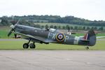 G-CGYJ @ EGSU - TD314 (G-CGYJ) 1944 VS Spitfire IX RAF BoB Air Show Duxford - by PhilR
