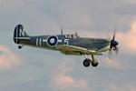 G-BUAR @ EGSU - PP972 (G-BUAR) 1944 VS Seafire LFlllc RN BoB 75th Anniversary Duxford  - by PhilR
