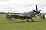 SM969 @ EGSU - SM969 (G-BRAF) 1945 VS Spitfire XVIll RAF Duxford 13.07.08 - by PhilR