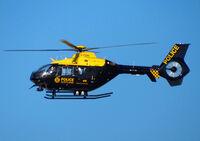G-PSHU @ GLA - Eurocopter EC135 of Police Scotland - by Steve Hall