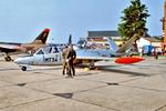 MT-34 @ EGUN - MT-34 1960 Fouga CM-170R Magister BelgAF Mildenhall 