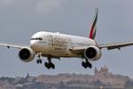 A6-EPP @ LMML - Landing RWY 13 - by Nicolai Schembri