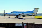 G-PCTW @ EGTF - Pilatus PC-12/47E at Fairoaks, Ex HB-FQO - by moxy