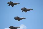 170066 @ KLAL - 4x F-35Bs performing a flyover at Sun n Fun 2025 - by AviationLover50