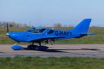 G-HAYY @ EGSH - Just landed at Norwich. - by Graham Reeve