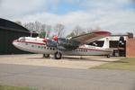 G-ANTK @ EGSU - G-ANTK (MW232) 1945 Avro 685 York C1 Dan Air Duxford