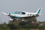 G-BTLB @ EGCV - Vintage Piper fly in, Sleap - by Chris Hall
