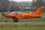 G-ITAF @ EGCV - Vintage Piper fly in, Sleap - by Chris Hall