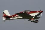 G-STRV @ EGCV - Vintage Piper fly in, Sleap - by Chris Hall