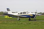 G-DIZY @ EGCV - Vintage Piper fly in, Sleap - by Chris Hall