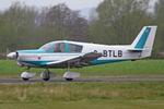 G-BTLB @ EGCV - Vintage Piper fly in, Sleap - by Chris Hall