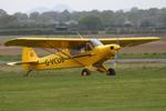 G-VCUB @ EGCV - Vintage Piper fly in, Sleap - by Chris Hall