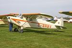 G-BRBV @ EGCV - Vintage Piper fly in, Sleap - by Chris Hall
