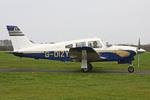 G-DIZY @ EGCV - Vintage Piper fly in, Sleap - by Chris Hall
